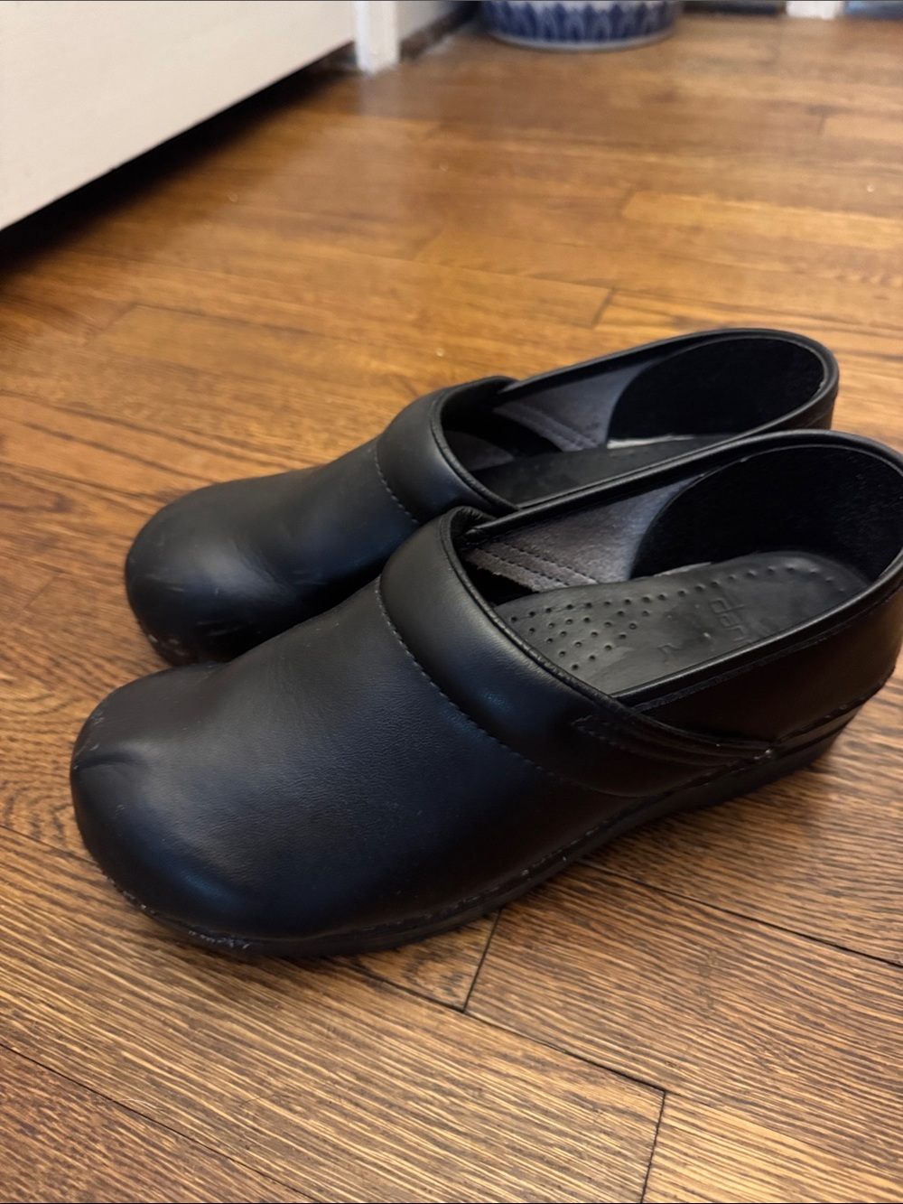 Dansko Kids Black Slip-On Clogs